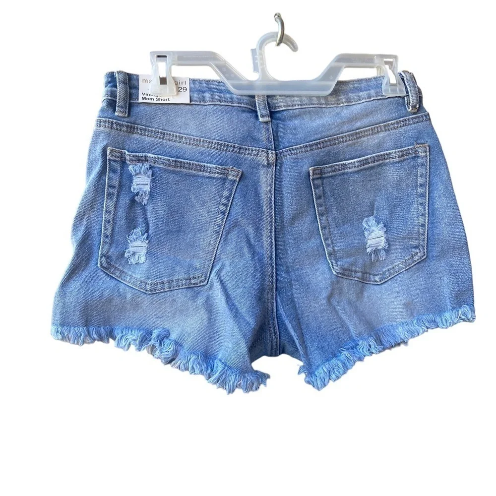 NWT Madden Girl Womens High Rise Vintage Mom Shorts - Picture 7 of 12